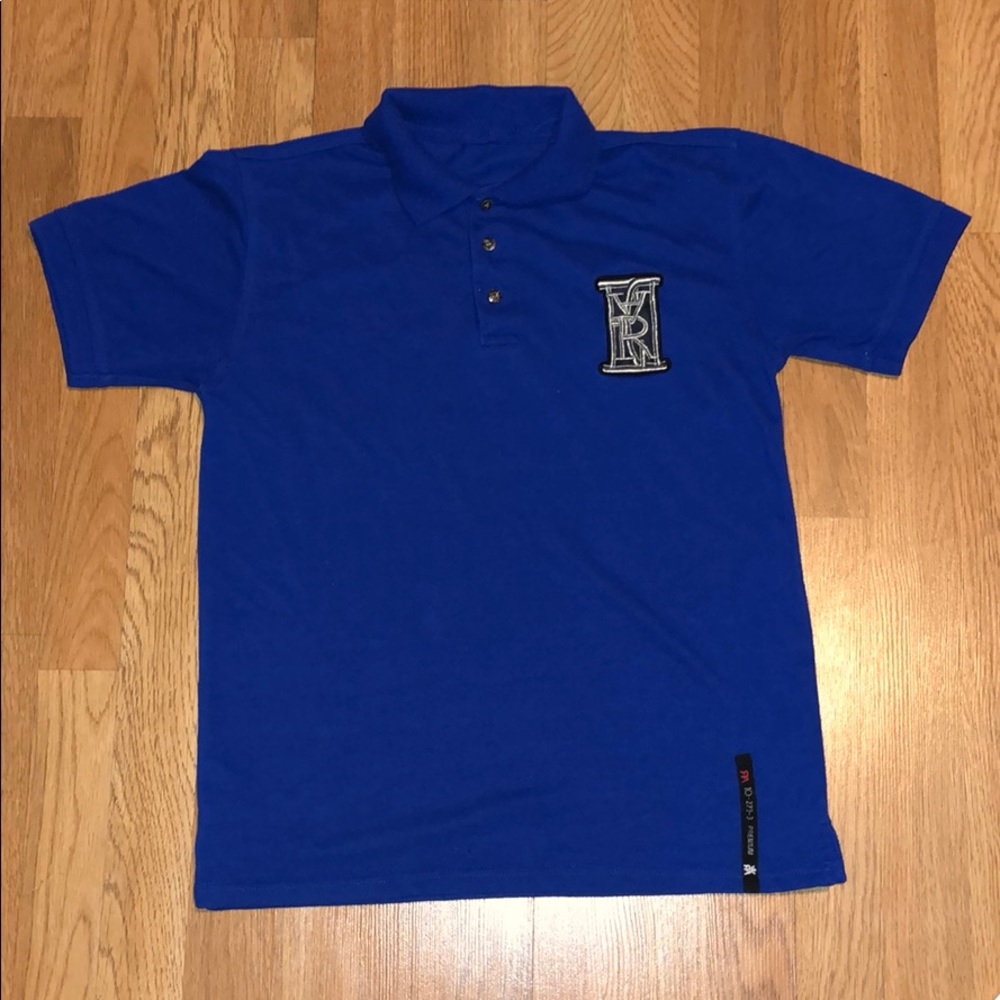 Royal blue shirt